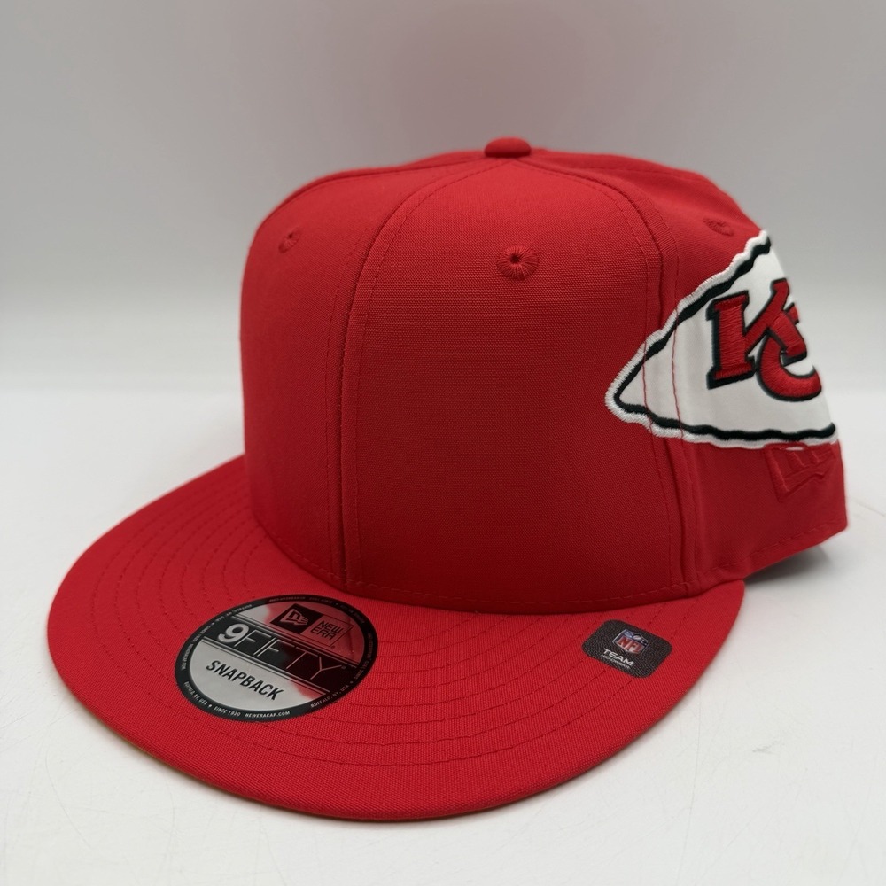New Era 9Fifty Kansas City Chiefs Helmet Hat Cap Red Snapback Adjustable NFL NWT
